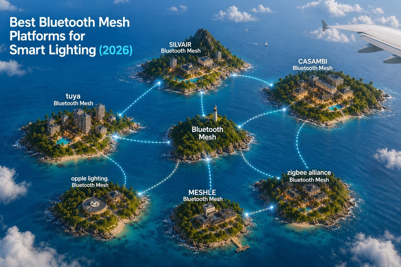 Bluetooth Mesh platforms for smart lighting compared