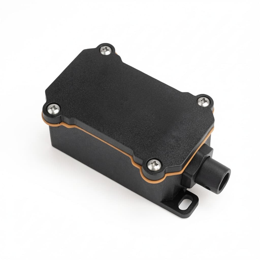 MESHLE flex ZERO U — IP67 wireless Bluetooth Mesh control interface for Inventronics UART, 0–10V, and DALI LED drivers