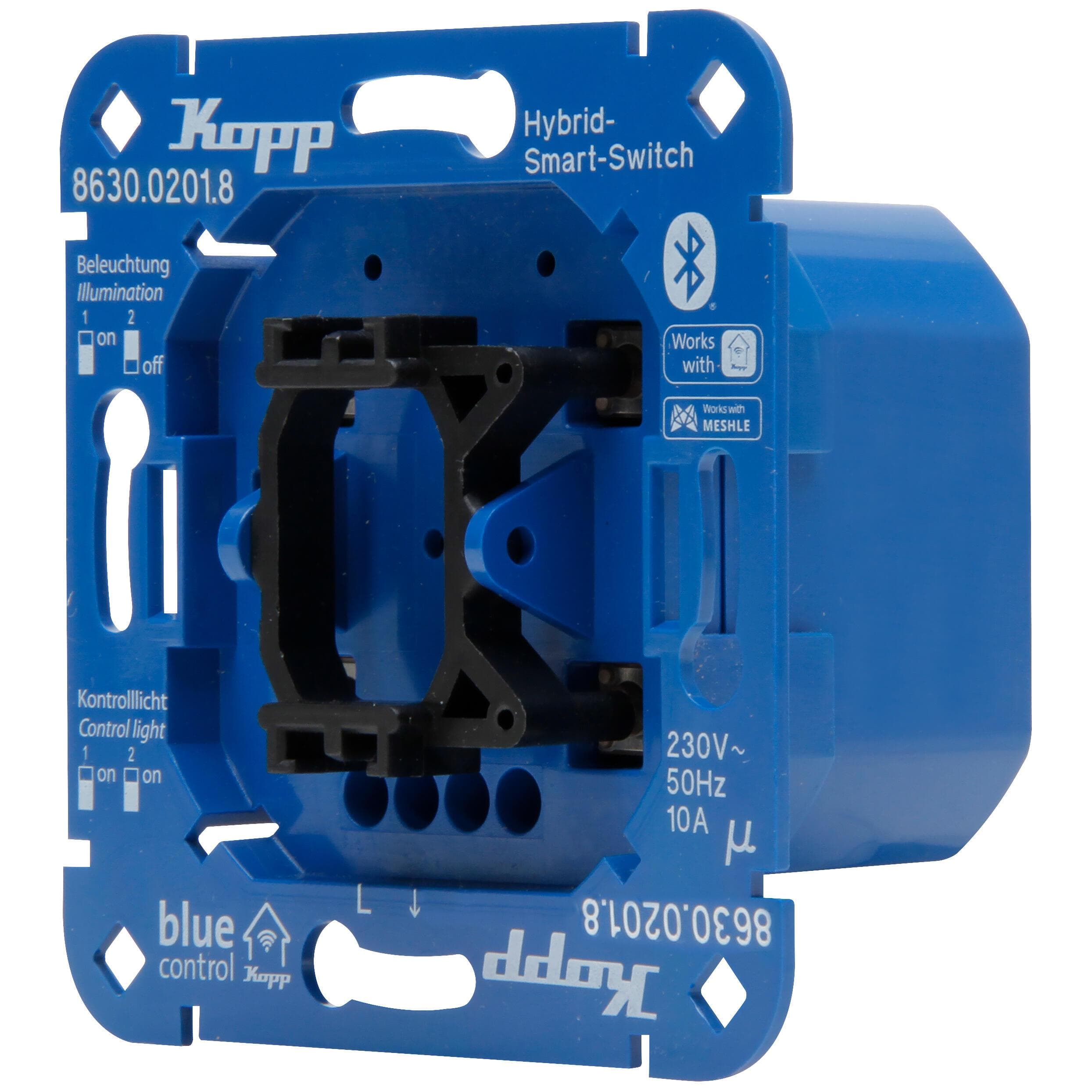 Blue-control Hybrid Smart Switch, 1-Channel, 2-Wire