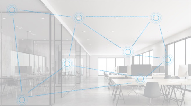 Visualization of a mesh network